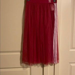 Adidas Tulle Skirt Rose Pink w/Shorts